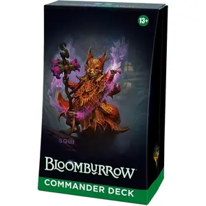 Magic: The Gathering Bloomburrow Commander Deck - Squirreled Away (100-Card Deck, 2-Card Collector Booster Sample Pack + Accessories)