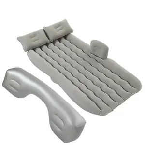 Car Inflatable Bed, Car Sleeping Bed, Portable Airbed, Flocking Car Mattress, Easy To Carry, Soft & Comfortable Car Inflatable Mattress, Car Accessory, Travel Accessories
