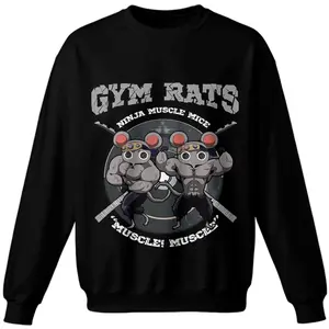 Gym Rats Ninja Muscle Mice Essential Demon Slayer T-Shirt, Sweatshirt, Cute Anime Tee,Cute Chibi Shirt, Anime Fans Tee, Anime Character Tee Gift For Her Him 25920