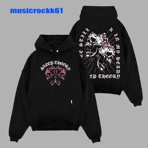 Retro NEW Sleep Theory Dual Skulls HOODIE , Sleep Theory band T-Shirt , Music Graphic Tee, Rock Band Shirt, Retro Music Tee, Rock Music Lover Shirt, Vintage Band Shirts Casual Comfort Cotton Fabric Fit Top , Top Men's and Women's Clothing . Streetwear