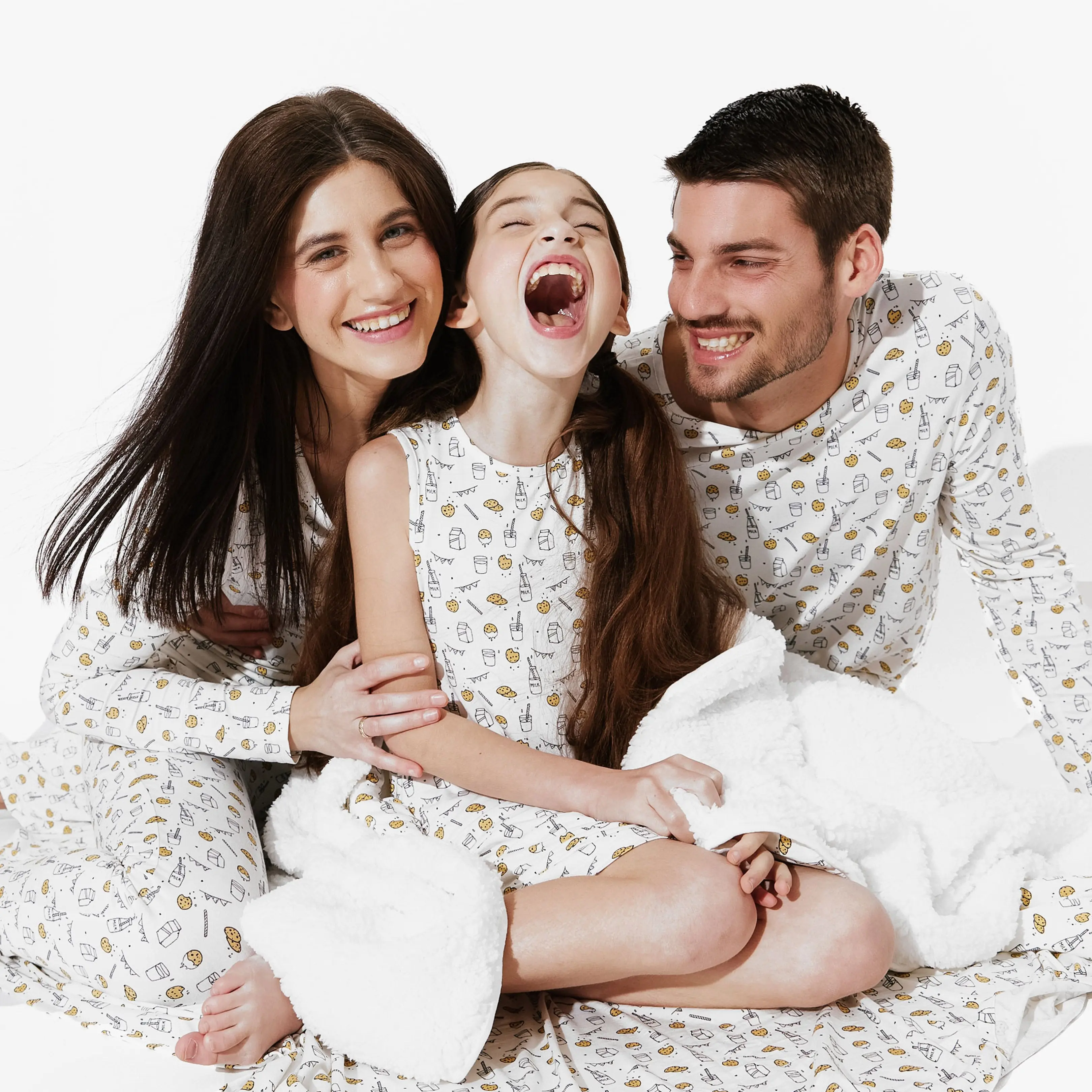 Milk & Cookies Bamboo Sherpa Blanket Milk & Cookies Bamboo Sherpa Blanket