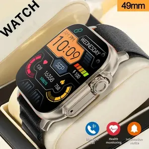 2026 Men's Smart Watch with 2.01-Inch HD Display, Bluetooth Calling, Health & Fitness Tracking, Multi-Sport Modes, Compatible with Android and iOS IYTSFT