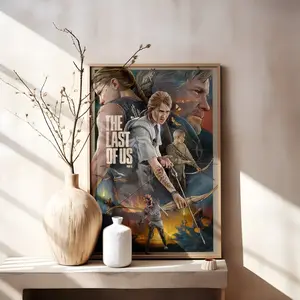The Last of Us Poster, Gaming Room Poster, Minimalist, Gaming Poster, Gaming Print Poster, Game Gift, Video Games Poster, The Last of Us