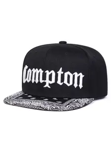 2026 New Fashionable Personalized Flat Edge Hat Compton Paisley Embroidered Printed Baseball Hat Street Creative Hip Hop Hat Outdoor Sports Sunshade Hat Daily Commuting Leisure Decorative Hat Male Female Same Style Skateboarding Hat