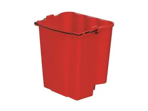 WaveBrake 2.0 Dirty Water Bucket, 18 qt, Plastic, Red 2064907