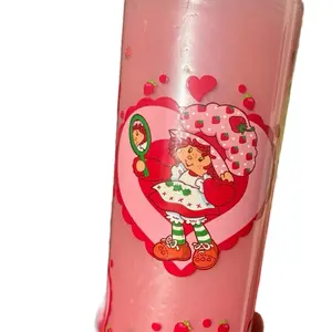 Strawberry Shortcake 40 Oz Tumbler with Adorable Character Design and Heart Accents Perfect for Beverage Enthusiasts