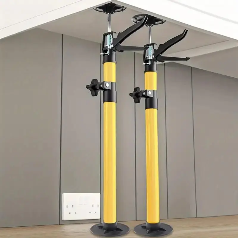 Adjustable Telescopic Support Rod, 2pcs Sturdy Door Lifting Support Tool for Cabinet, No Electricity Or Battery Required