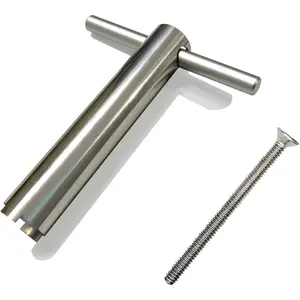 Upgraded Retainer Removal Tool & Screw Set for 1224 Cartridge with Handle, Easy to Push & Pull Rebuild Puller Kit for 1224 Retainer Faucet Replacement Repair Parts