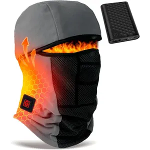 Graphene Heated Balaclava Gifts for Men n 6000 mAh Battery Packs Intelligent Winter Cold Weather Gift