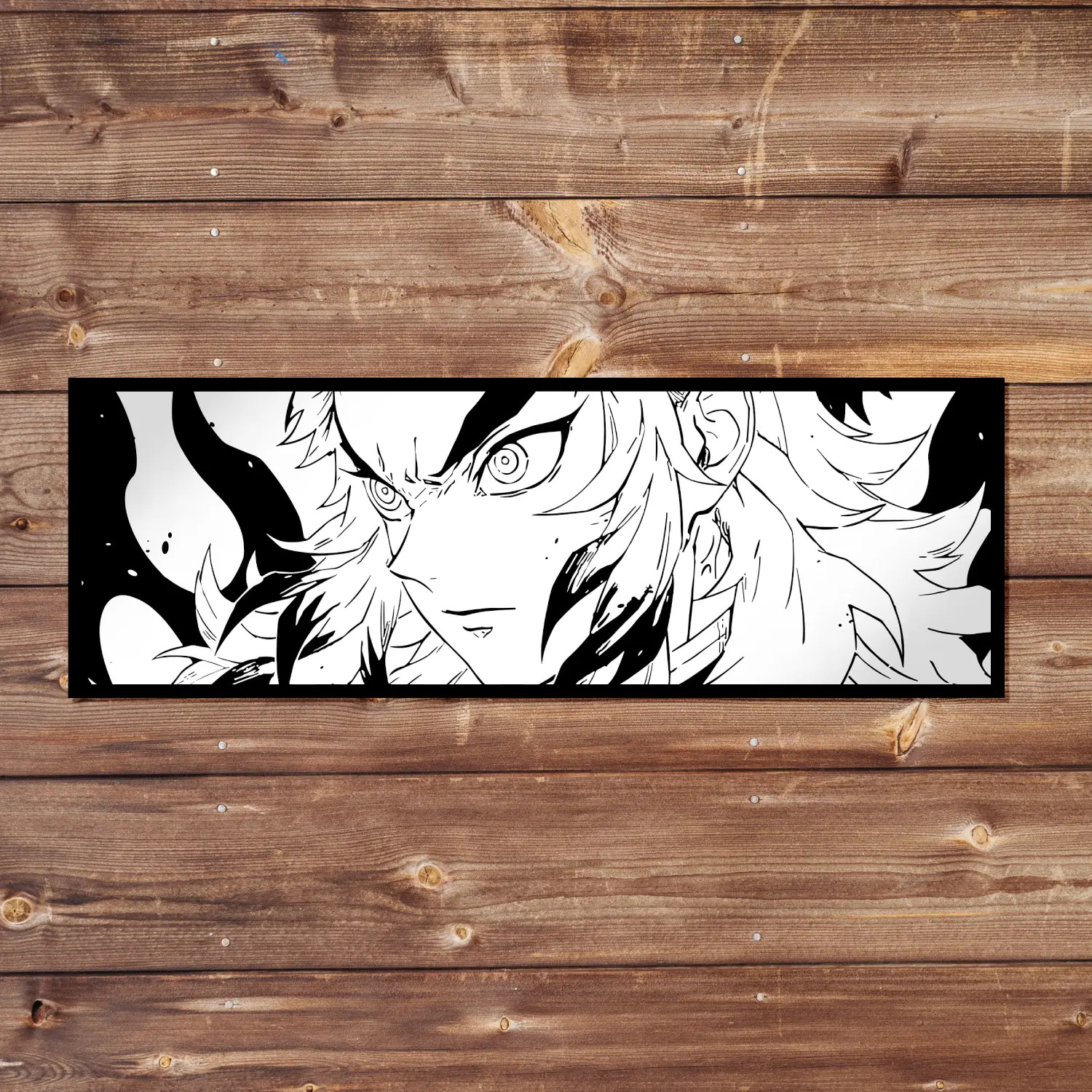 Hashira Vinyl Stickers - Handmade JDM Slapper Sticker for Waterproof Window, Laptop, Kindle, and Water Bottle