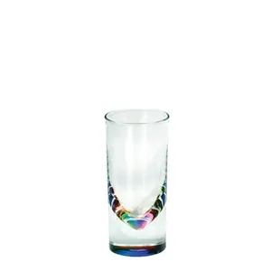Teardrop 5 Oz. Rainbow Acrylic Shot Glass