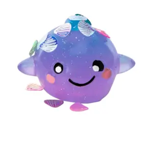 Taba Squeez Pebbles Fish 1 PC - Crazy Fun Series 1 Collectible Squishy Toy for Ages 6+ Soft Slow Rising Sensory Play Stress Relief