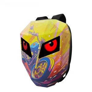 Crelander LED Backpack Iron Man Riding Backpack