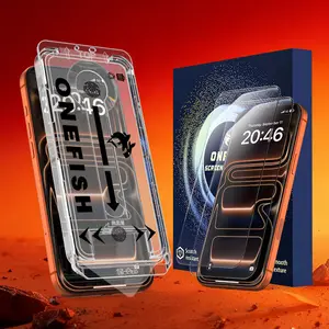 One Fish Screen Protector 2 Pack for iPhone Screen Protector, Privacy Protection, Crystal Clear, Scratch-Resistant, Ultra-Smooth Touch.