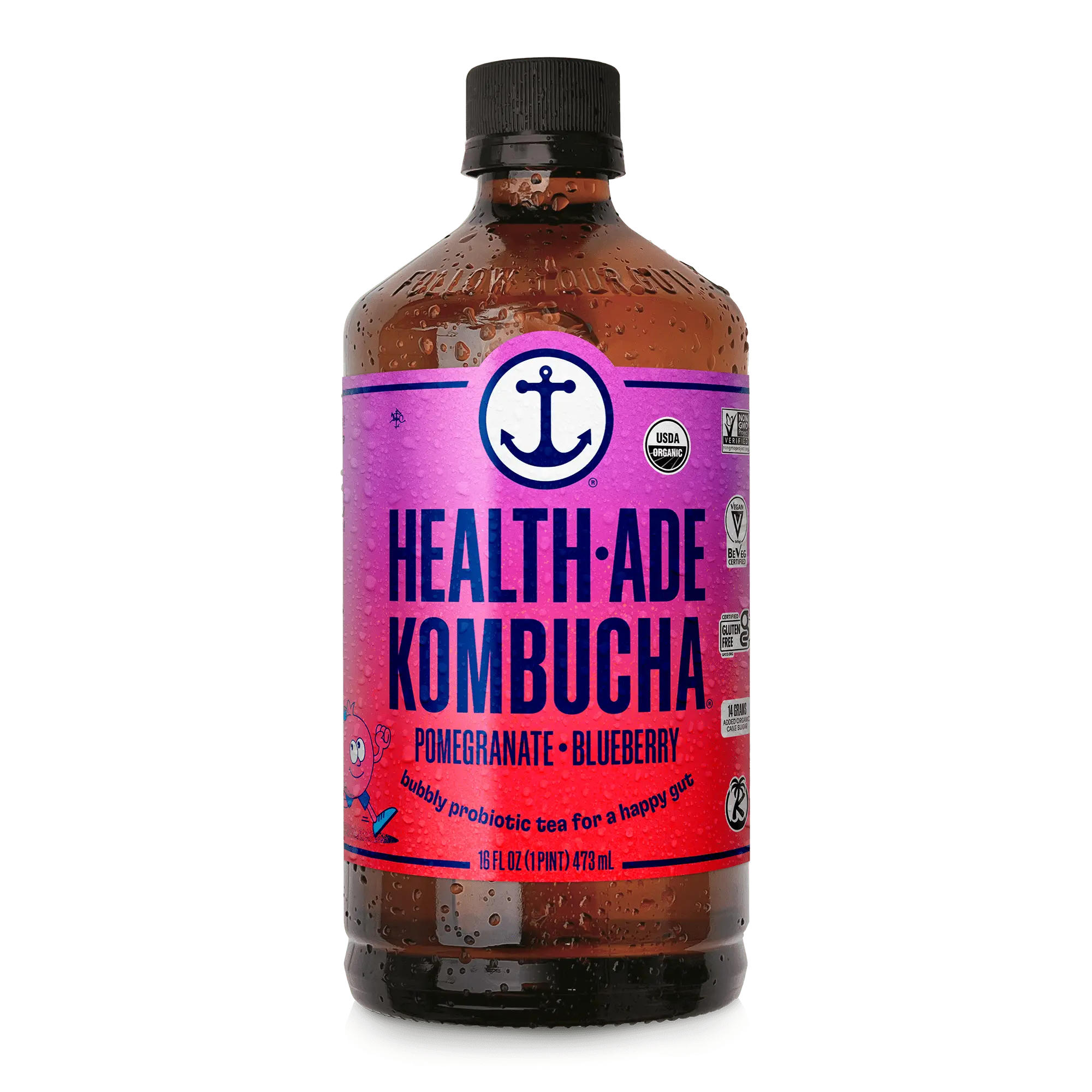Pomegranate Blueberry Kombucha