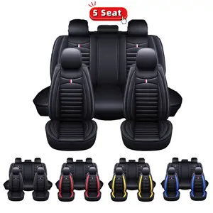 automotive interior decoration Car seat cover high-end PU leather waterproof and wear-resistant full car five-seat seat cover soft and comfortable full car seat all-inclusive protective cover