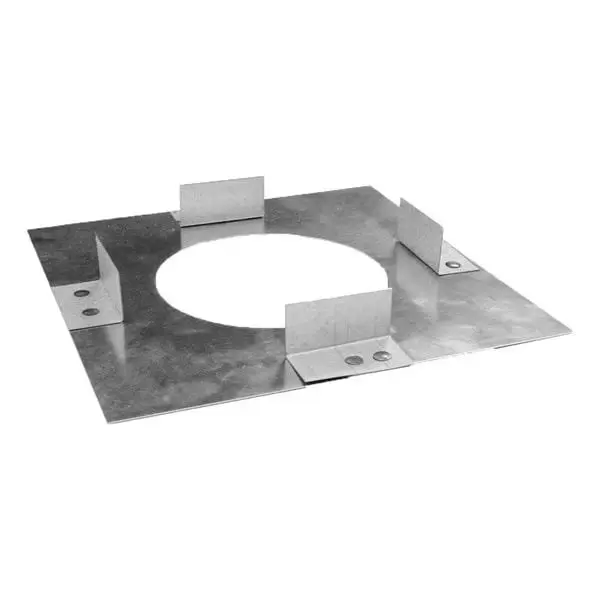 DuraVent 6BVFS 6 in. Dia. Inner Type B Round Gas Vent Pipe Double Wall Firestop Spacer