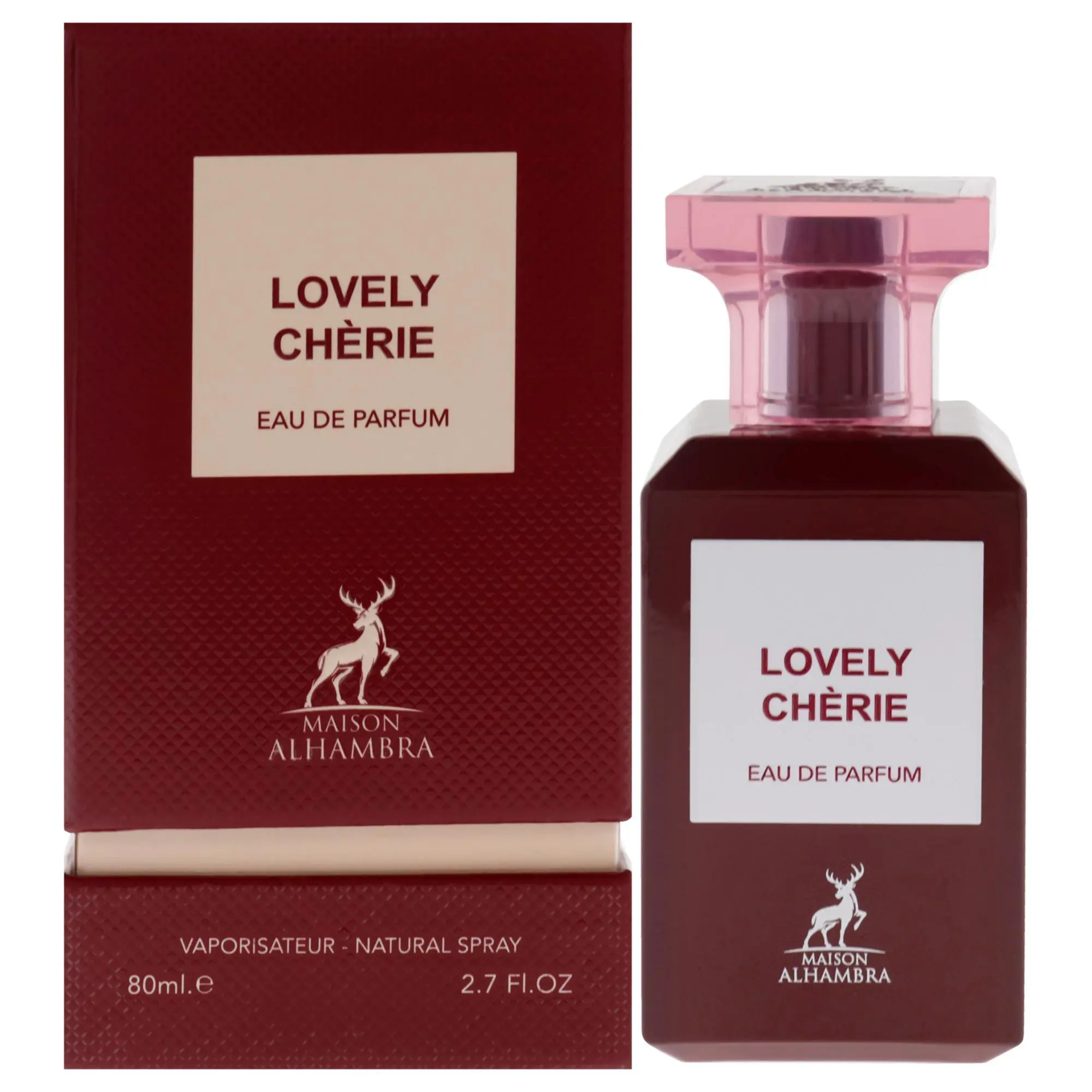 Lovely Cherie by Maison Alhambra EDP Spray for Men - 2.7 fl oz Single Bottle, Invigorating Fresh Aroma for Everyday Wear