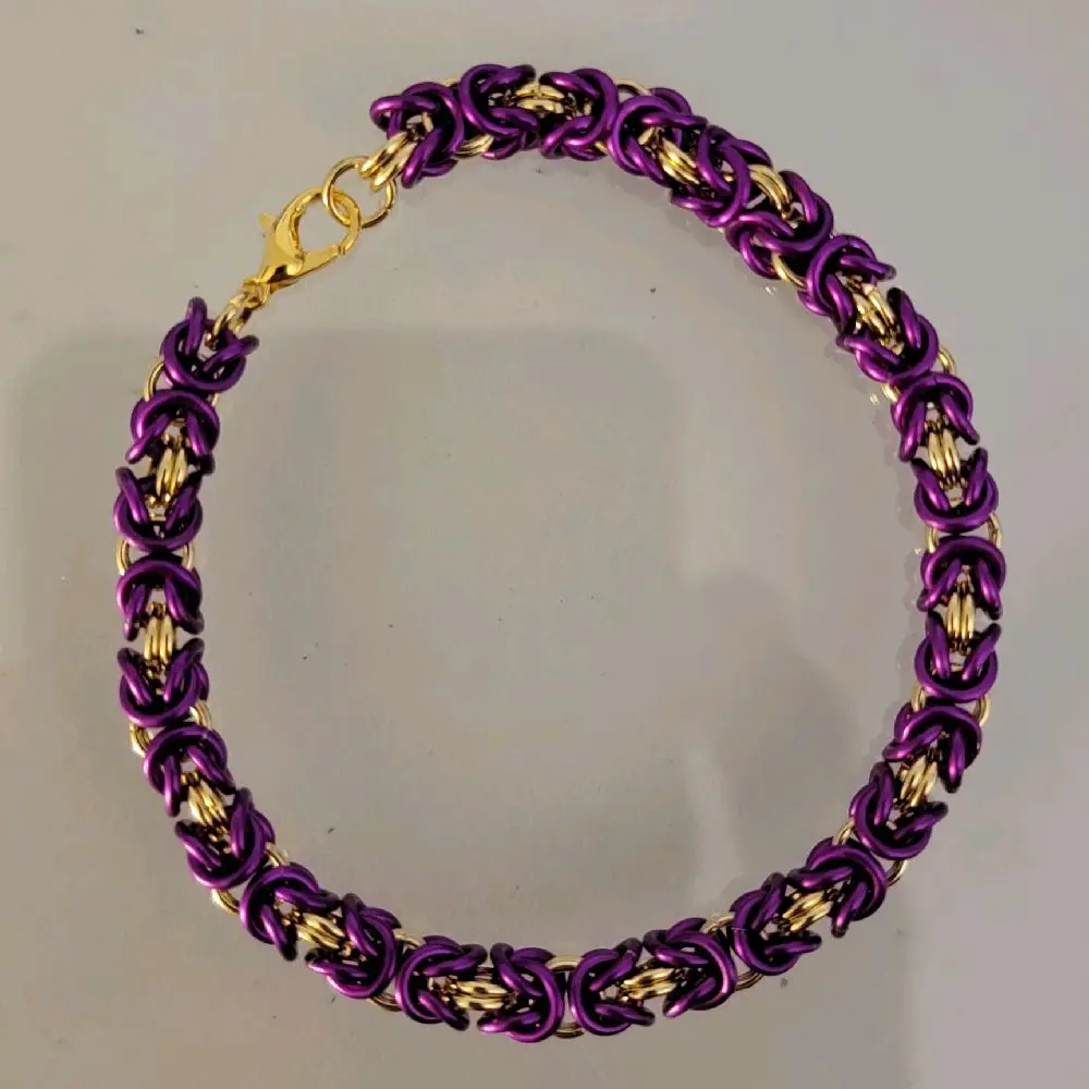 Handmade Byzantine Chainmaille Bracelet