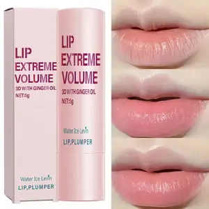 Plump Lip Moisturizing Serum – Glossy highlighter liquid lip balm, smooth and shiny texture, creates full lips, suitable for all skin types and sensitive lips, enhances and plumps lip color