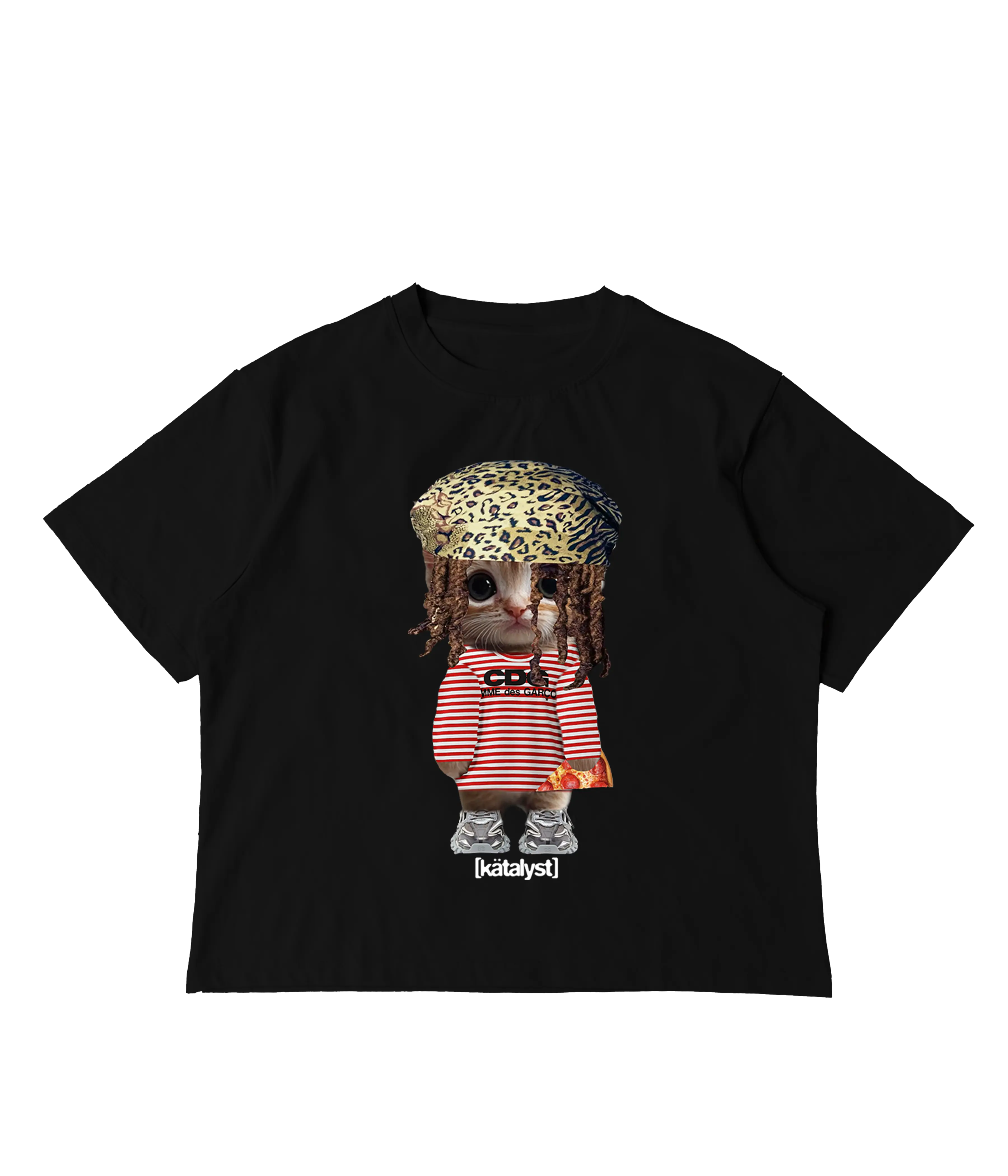 Che Kitty Shirt - Oversized Drop Shoulder
