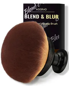 Ultra Large Body Makeup Brush Self Tanner Kabuki Foundation Brush for Leg Face Makeup, Back Lotion Sunscreen Applicator Self Tanning Bronzer Blending Brush for Beauty Body Coverage Perfector, Violet
