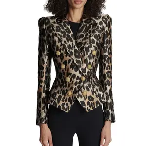 Leopard Blazer