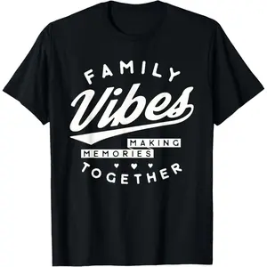 100% Cotton  Unisex Family Reunion 2026 Family Vibes Making Memories Matching T-Shirt