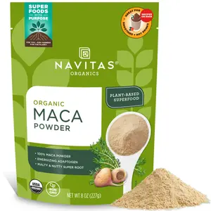 Navitas Organics Maca Powder, 8 oz. Bag, 45 Servings — Organic, Non-GMO, Low Temp-Dried Gluten-Free