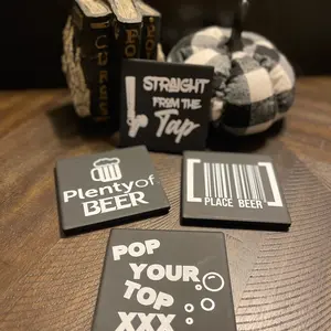 Beer Coaster Set for Tableware and Bar Accessories