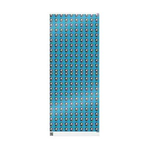 Kawaii Grim Reaper Pattern Wrapping Paper | Blue Gift Wrap