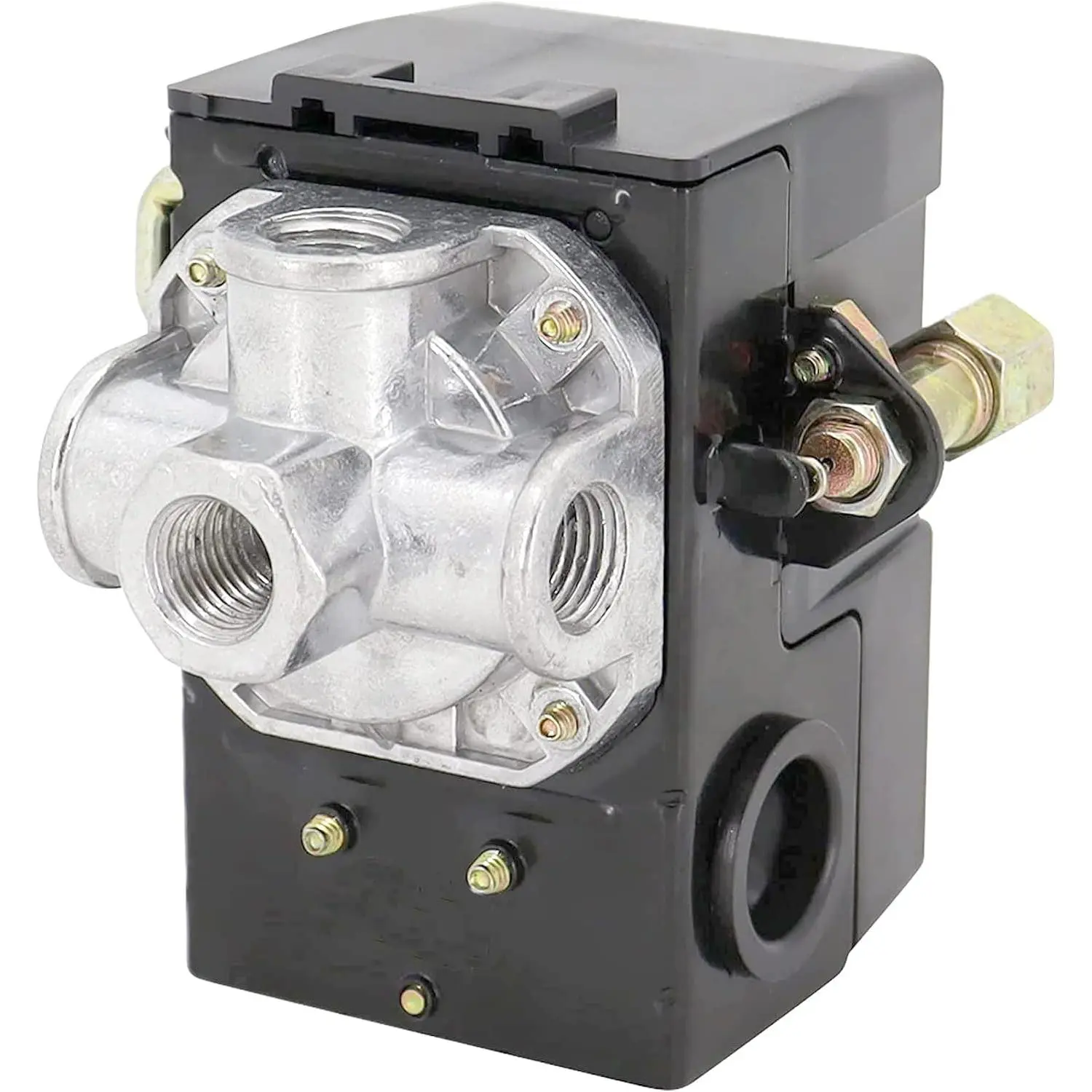 Heavy Duty Pressure Switch for Air Compressor 135-175 psi Four 4 Port 26 Amp