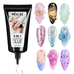 Nocis UV Nail Glue Gel 30g, Strong Adhesive Non-Dropping, No Flow, Diamond Filling Special Glue, Jewelry Glue, Nail Rhinestone Glue, Nail Art, Diy Nails, Nail Art Products