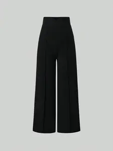 Women's Casual High-Waisted Wide-Leg Pants, Loose, Perfect for Daily Wear, Comfortable and Stylish, Ideal for Everyday