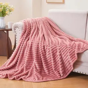 【Summer Clearance】Raybee Cozy Soft Blanket For Bed , 300GSM Lightweight Cooling Blanket for Couch, Bed, Office, and Travel ,Ultra-Soft Summer Throw Blanket for Hot Sleepers, Home Bedroom Decor ,Solid Color,Fluffy Blanket