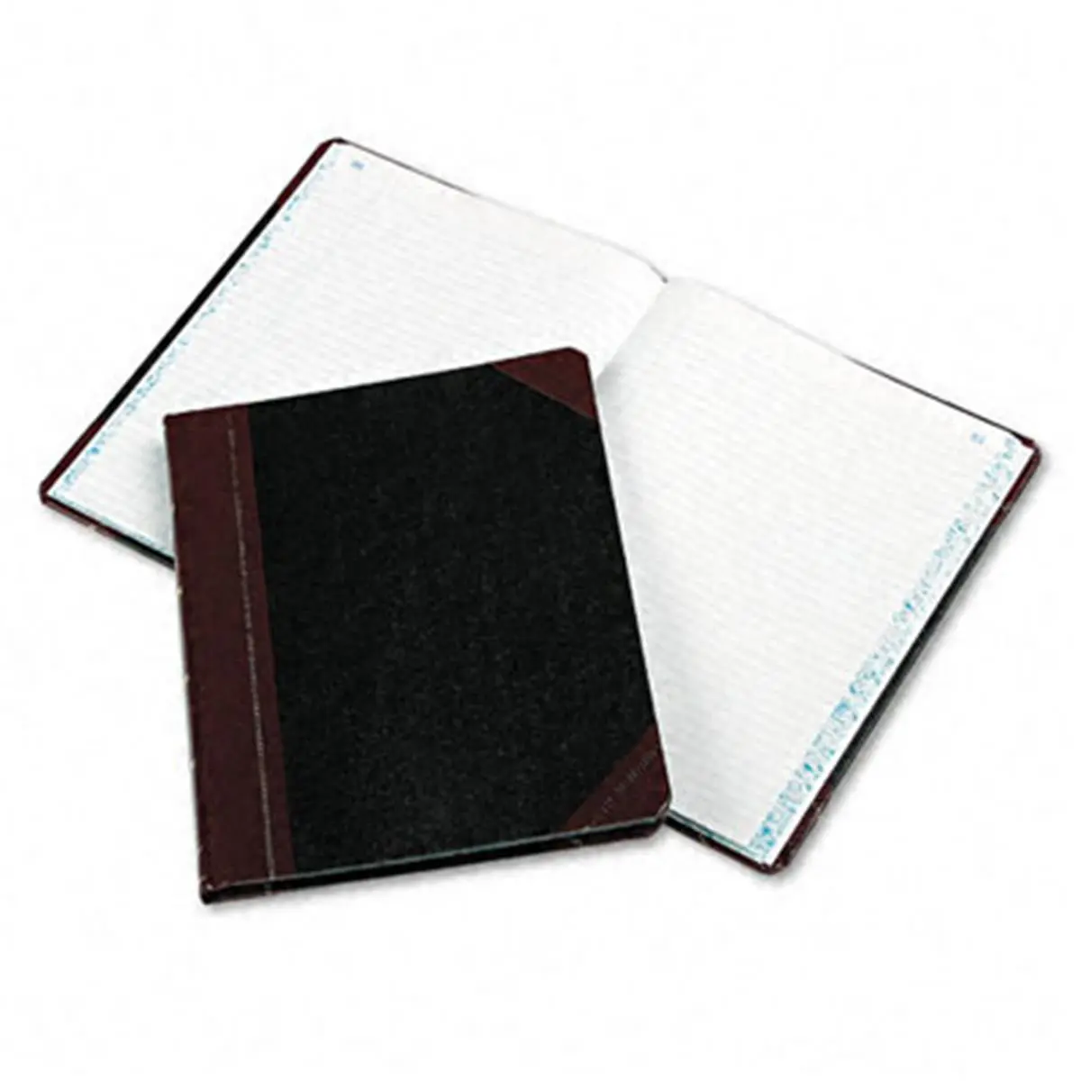Boorum & Pease Columnar Notebook - Black Cover, Unit Ruled, 150 Numbered Pages, 10.375x8.125in Acid-Free Paper, Thread-Sewn Bound, Includes Table of Contents Page, Undated, Waterproof Inks, Office Stationery for Personal Use