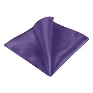 INSPIRE CHIC Pocket Squares Handkerchiefs Solid Color for Wedding Party