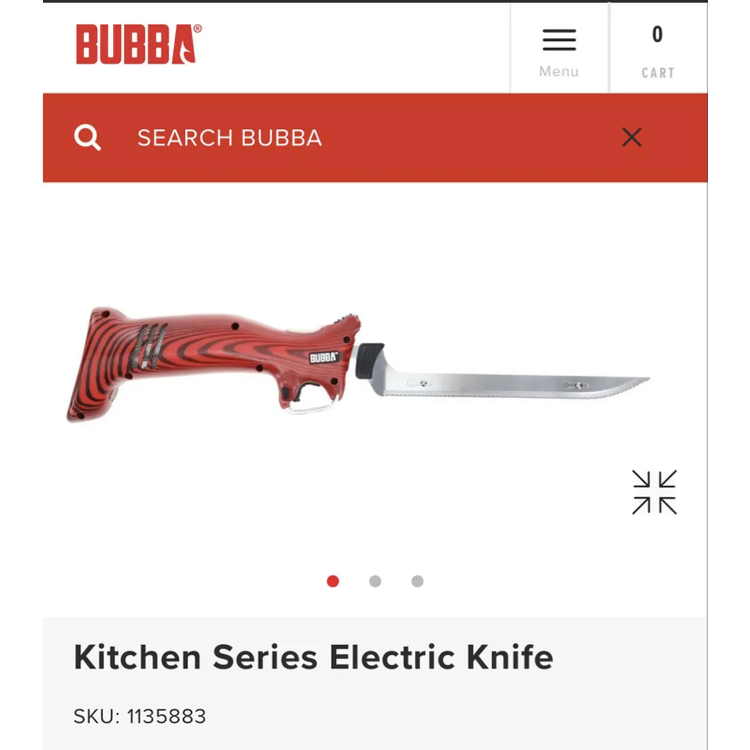 BUBBA Kitchen Series Electric Knife