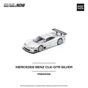 Pop Race 1:64 Mercedes-Benz CLK AMG GTR (Silver) Street Version
