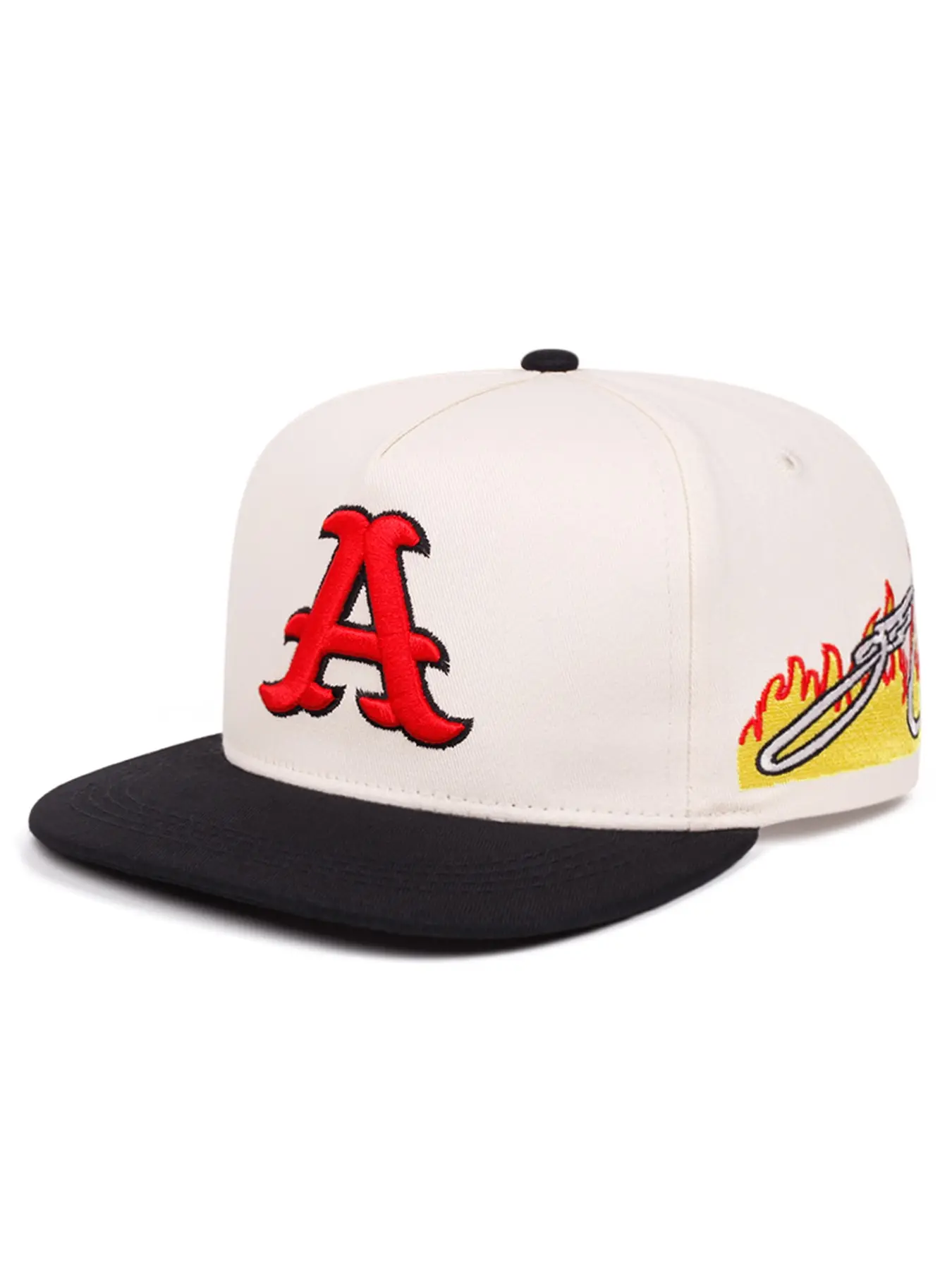 2026 New Fashionable Creative Skateboard Hat A Letter Embroidered Street Hip Hop Hat Outdoor Sports Sunshade Hat Daily Leisure Commuter Decoration Baseball Hat Male Female Same Style Flat Edge Hat Embroidered Adjustable Snapback Cap