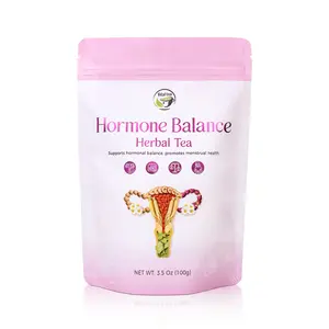 Hormone Balance Tea with 8 Organic Herbal Ingredients - Support Women's Overall Reproductive Health (PCOS, PMS, Menstrual Cycle) Ginseng Beverage for Women | iTREE · Vital-Tea | iTREE · Vital-Tea