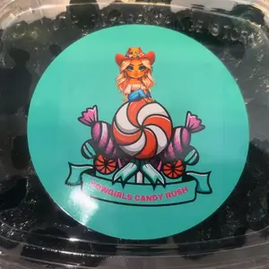 Extreme Sour Pineapple Blue Razz Bears (wet sticky mixture) Snack Bonbon Gum