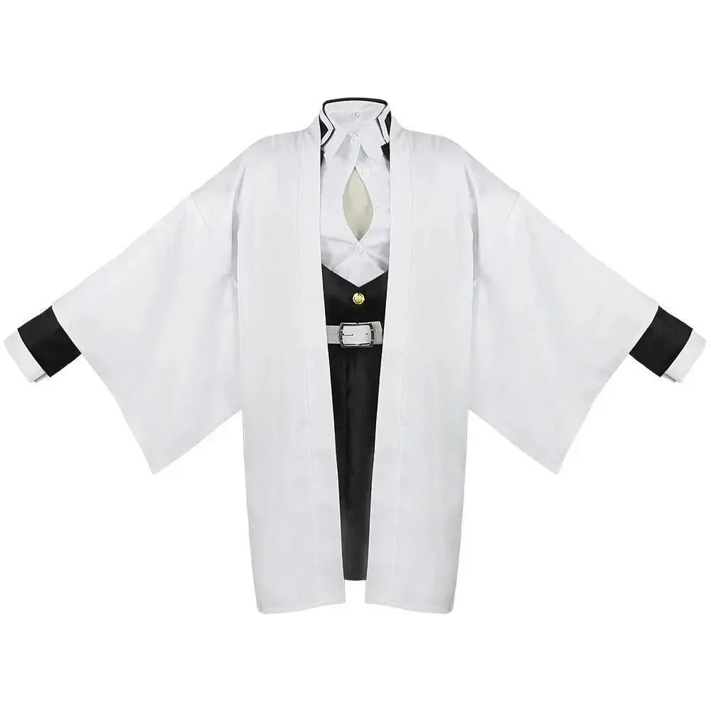 Adult Kids Demon Slayer Kimetsu No Yaiba Anime Kimono Kanroji Mitsuri Cosplay Costume Kisatsutai Sexy Women Halloween Clothes