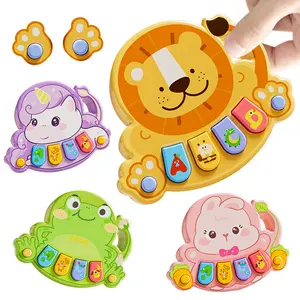 Children's Music Piano, Early Music Education Piano Keyboard, Luminous Piano Toy, Multifunctional Music Learning Poy, Puzzle Education Toy, Fine Motor Skills Toy, Random Color