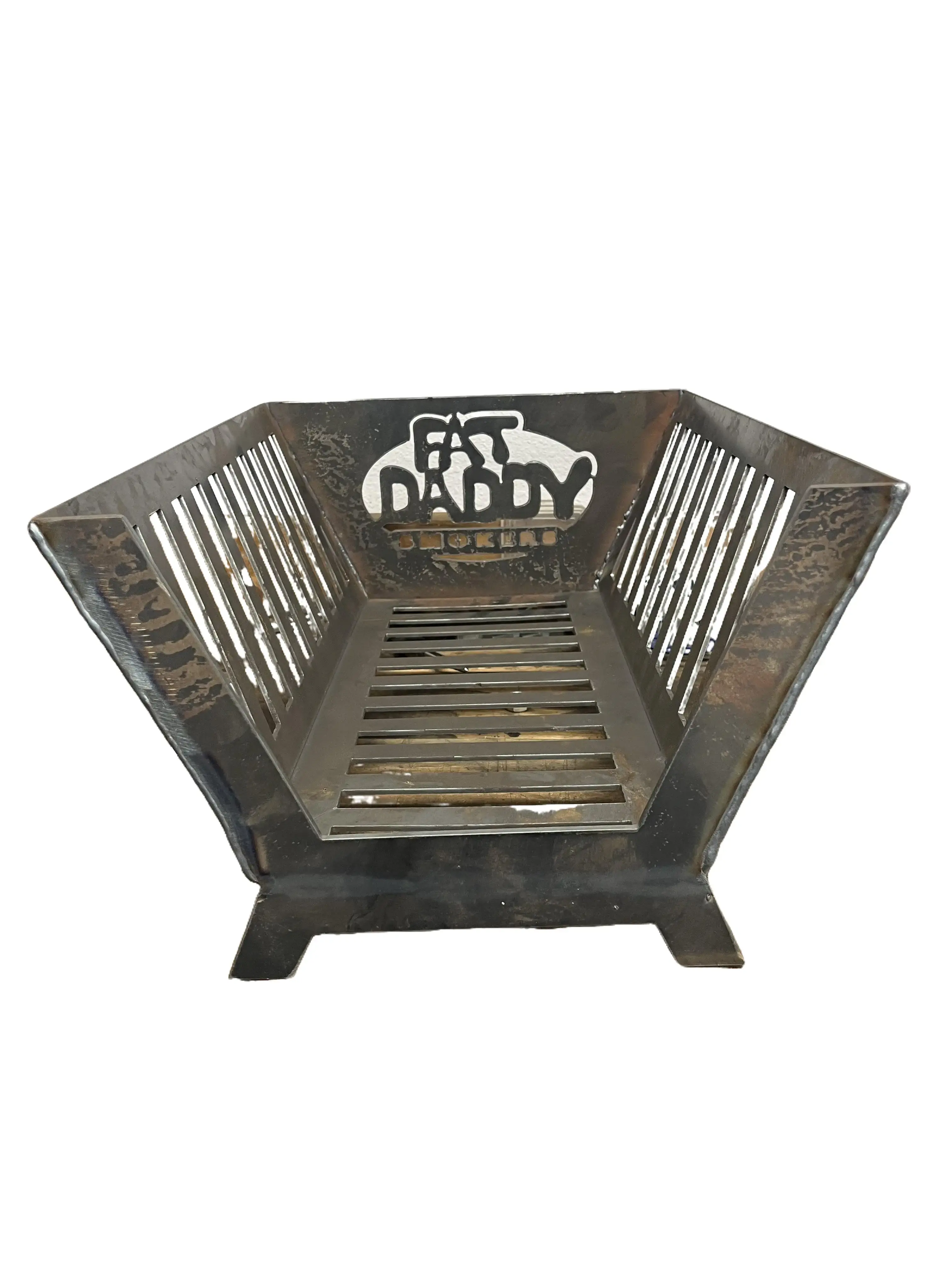 Durable Sturdy Metal Charcoal Basket - 1/4" Thick Steel, Rectangular Form, 20 lbs Capacity, Universal Fit for Outdoor Cooking Barbecue Grill & Smokers