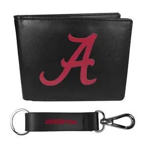 Siskiyou Sports College Bi-fold Wallet & StrapKey Chain