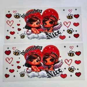 Naughty  and nice 16oz wrap ready to ship #16ozwraps
