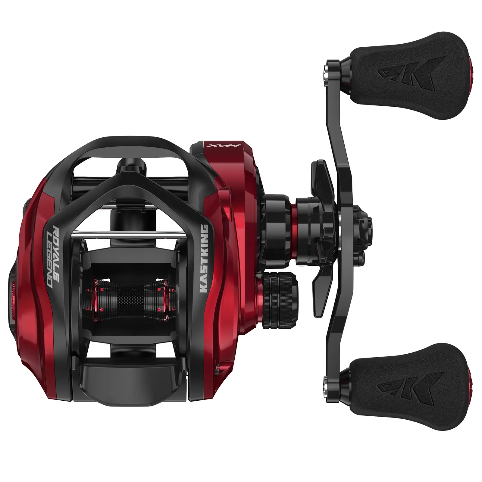 KastKing Royale Legend Max 300 Baitcasting Reel, 35LB Drag, Large Capacity, Heavy-Duty Baitcaster with 6.1:1 Gear Ratio, CNC Aluminum Spool, 9+1 MaxiDur Double-Shielded Ball Bearings, Inshore Fishing