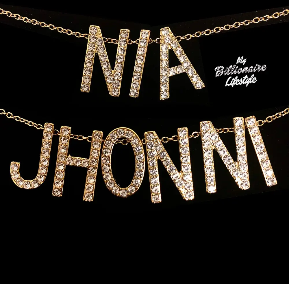 My Billionaire Lifestyle Custom Letter Chains - Personalized Name Necklaces