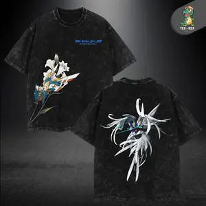Gundam Wing Oversized Washed T-Shirt – Vintage Inspired Anime Tee for Men & Women, Premium Soft Cotton, Faded Graphic Design, Perfect for Collectors, Streetwear Lovers & Classic Mecha Fans